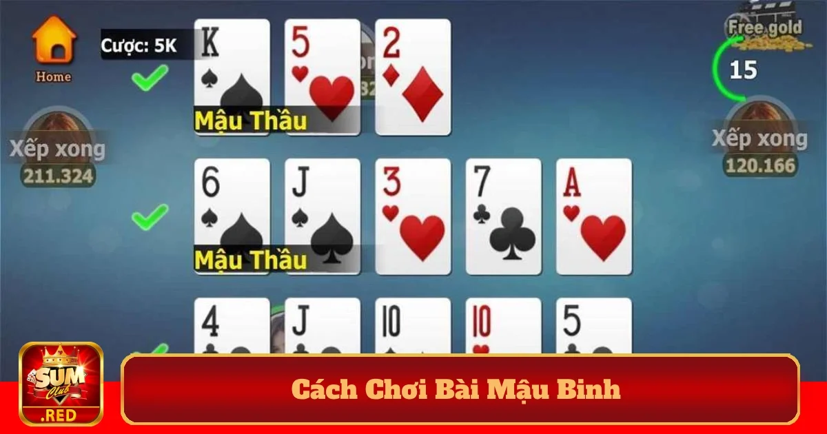 Hướng dẫn cách chơi bài Mậu Binh để tránh bị thua