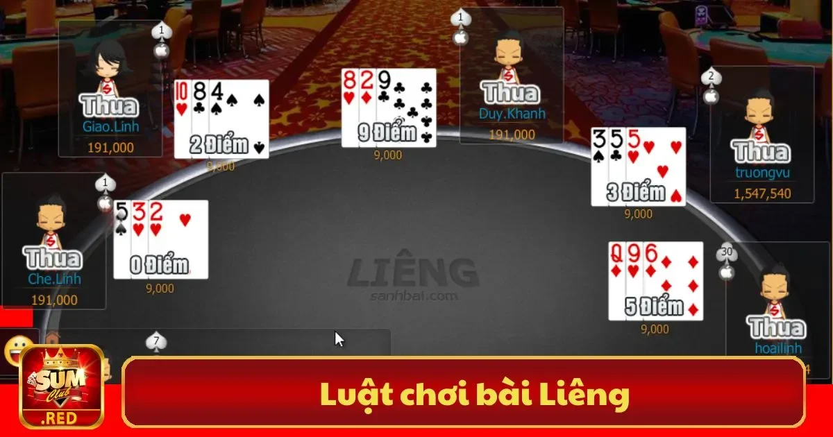 Luật Chơi Bài Liêng Sumclub – Hiểu Rõ Quy Tắc Chung