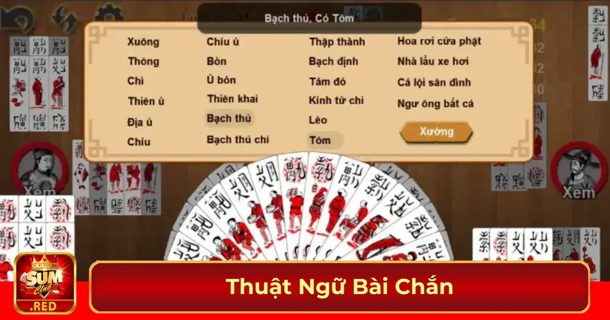 Các thuật ngữ cơ bản trong bài Chắn mà người chơi cần biết